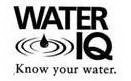 WATER IQ KNOW YOUR WATER.