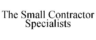 THE SMALL CONTRACTOR SPECIALISTS