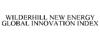 WILDERHILL NEW ENERGY GLOBAL INNOVATION INDEX