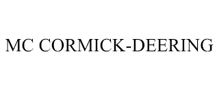 MC CORMICK-DEERING