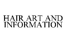 HAIR ART AND INFORMATION