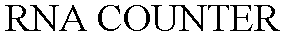 RNA COUNTER