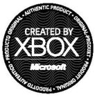 CREATED BY XBOX MICROSOFT · AUTHENTIC PRODUCT · ORIGINAL PRODUKT · PRODUIT ORIGINAL · PRODOTTO AUTENTICO · PRODUCTO ORIGINAL ·