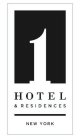 1 HOTEL & RESIDENCES NEW YORK