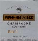 PIPER-HEIDSIECK CHAMPAGNE BLANC DE BLANCS BRUT
