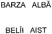 BARZA ALBA BELÎI AIST