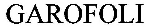 GAROFOLI