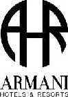 AHR ARMANI HOTELS & RESORTS