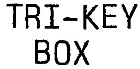 TRI-KEY BOX