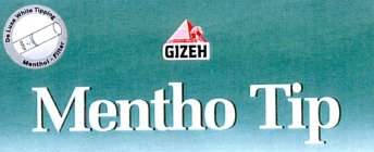 GIZEH MENTHO TIP DELUXE WHITE TIPPING MENTHOL-FILTER