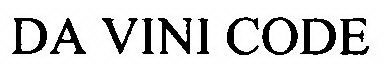 DA VINI CODE