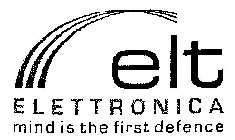 ELT ELETTRONICA MIND IS THE FIRST DEFENCE