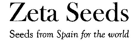 ZETA SEEDS SEEDS FROM SPAIN FOR THE WORLD
