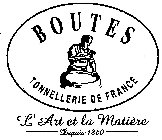 BOUTES TONNELLERIE DE FRANCE L'ART ET LA MATIÈRE DEPUIS 1880
