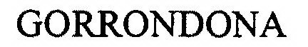 GORRONDONA