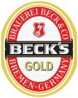 BECK'S GOLD BRAUEREI BECK & CO BREMEN · GERMANY