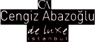 CA CENGIZ ABAZOGLU DE LUXE ISTANBUL