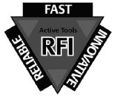 RFI ACTIVE TOOLS RELIABLE FAST INNOVATIVE