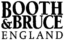 BOOTH & BRUCE ENGLAND
