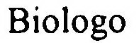 BIOLOGO