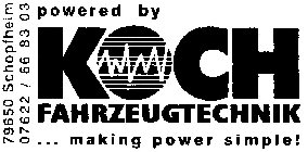 KOCH FAHRZEUGTECHNIK ... MAKING POWER SIMPLE!