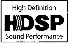 HIGH DEFINITION HDSP SOUND PERFORMANCE