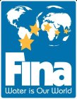 FINA WATER IS OUR WORLD