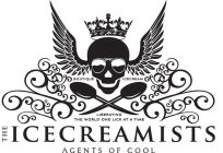 THE ICECREAMISTS AGENTS OF COOL BOUTIQUE ICECREAM LIBERATING THE WORLD ONE CLICK AT A TIME