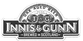 INNIS & GUNN BREWED I&G IN SCOTLAND OAK AGED BEER