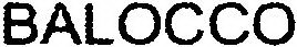 BALOCCO