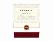 ARMENIA REPUBLIC OF ARMENIA ARAGATSOTN REGION SASUNIK VILLAGE SEMISWEET RED WINE 2009