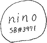 NINO SB#3971