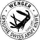 WENGER GENUINE SWISS ARMY KNIFE SINCE 1893