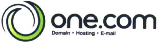 ONE.COM DOMAIN · HOSTING · E-MAIL