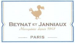 BEYNAT ET JANNIAUX MAROQUINIER DEPUIS 1947 PARIS