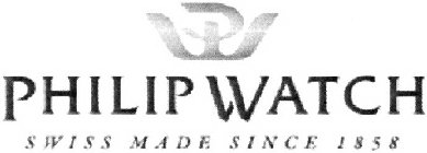 PW PHILIP WATCH SWISS MADE SINCE 1858