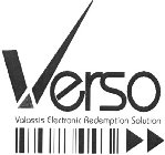 VERSO VALASSIS ELECTRONIC REDEMPTION SOLUTION
