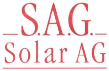 S.A.G. SOLAR AG