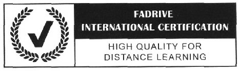 FADRIVE INTERNATIONAL CERTIFICATION HIGH QUALITY FOR DISTANCE LEARNING