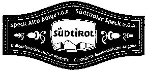 SÜDTIROL SPECK ALTO ADIGE I.G.P. SÜDTIROLER SPECK G.G.A. INDICAZIONE GEOGRAFICA PROTETTA GESCHÜTZTE GEOGRAPHISCHE ANGABE