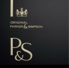 ORIGINAL PARKER & SIMPSON P&S