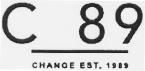 C 89 CHANGE EST. 1989