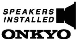 SPEAKERS INSTALLED ONKYO