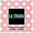 LA STRADA CONTEMPORARY GELATO PRÊT-À-PORTER CRAFTED ICE CREAM & SORBETS