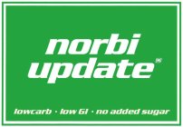NORBI UPDATE LOWCARB · LOW GI · NO ADDED SUGAR