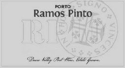 PORTO RAMOS PINTO RP10 DOURO VALLEY PORT WINE ESTATE GROWN.