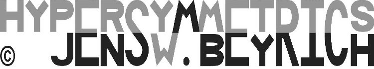 HYPERSYMMETRICS JENSW. BEYRICH