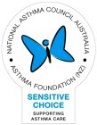 NATIONAL ASTHMA COUNCIL AUSTRALIA ASTHMA FOUNDATION (NZ) SENSITIVE CHOICE SUPPORTING ASTHMA CARE FOUNDATION (NZ) SENSITIVE CHOICE SUPPORTING ASTHMA CARE