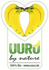 UURU BY NATURE 100% BIO WWW.UURU.DE