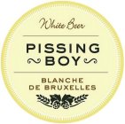 WHITE BEER PISSING BOY BLANCHE DE BRUXELLES